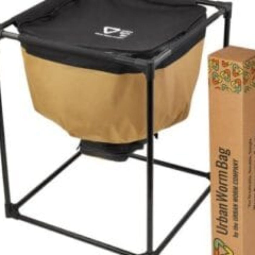 Urban Worm Bag – duurzame wormenbak voor natuurlijk composteren.