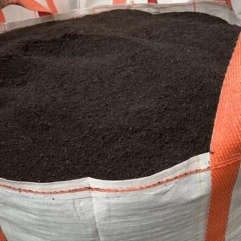 Een bigbag vol met vermicompost | wormcompost | wormhumus